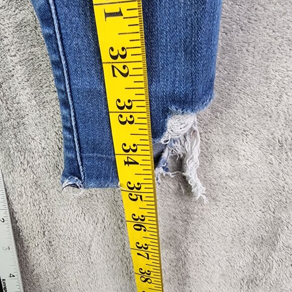 Womens American Eagle Outfitters Super Stretch Distressed Jegging Jeans Size 2 - Picture 10 of 11